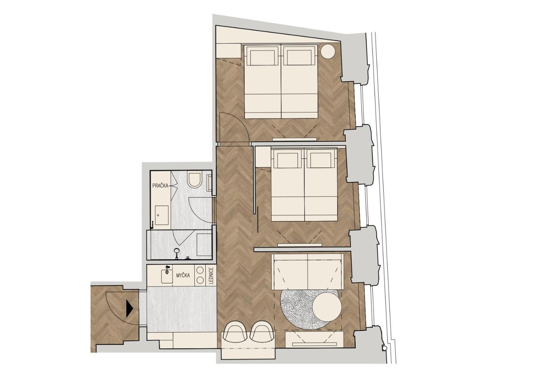 R16 Residences Praha Bagian luar foto