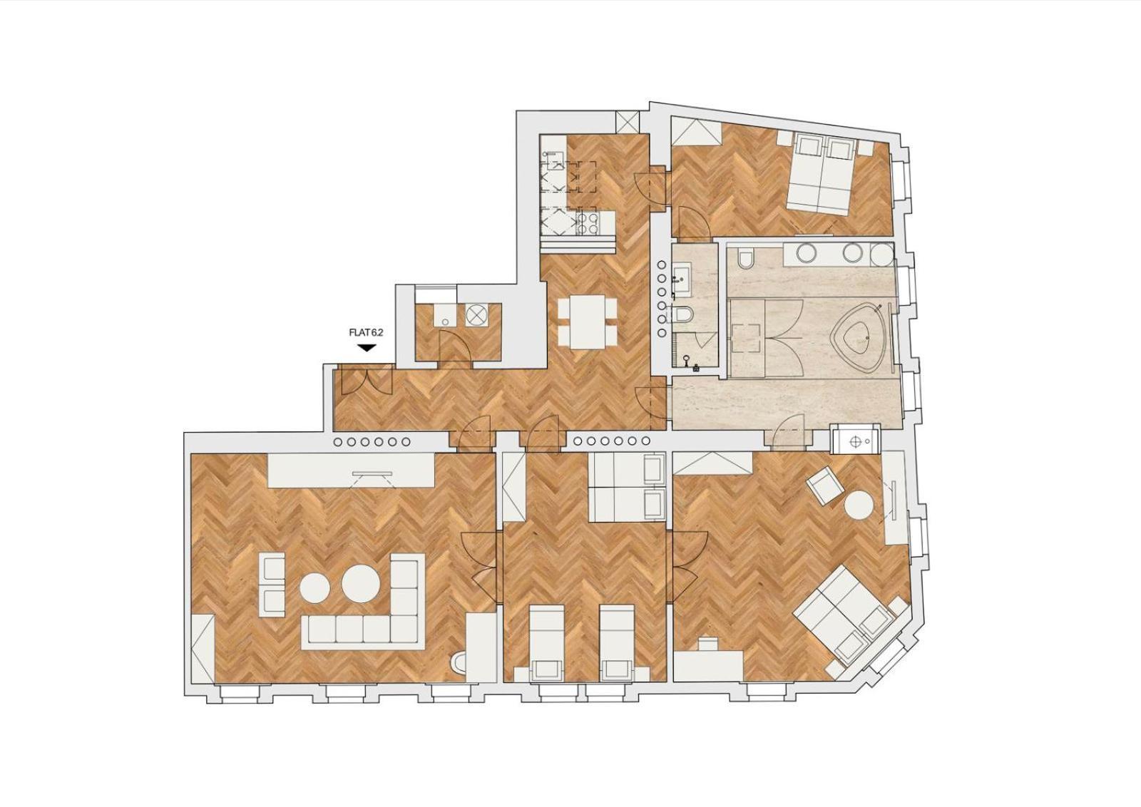 R16 Residences Praha Ruang foto